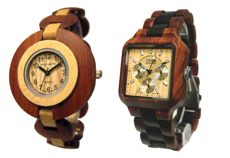 Tense wooden watches